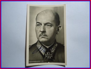 GENERAL FM Wilhelm List Autograph image 1