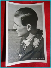 LUFTWAFFE PILOT Wilhelm Balthasar Autograph image 1