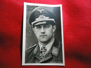 LUFTWAFFE ACE Siegfried Schnell  Autograph image 1