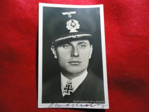 U BOAT ACE Klaus Scholtz Autograph image 1