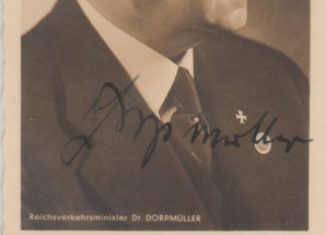 Julius Dorpmüller Autograph-Reichsbahn image 2