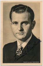 U BOAT ACE Heinrich Bleichrodt Autograph image 1