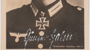 KC HOLDER GREN. GUNTHER HAHN Autograph image 2