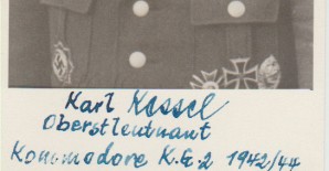 LUFTWAFFE OBERST LT. Karl Kessel Autograph image 2
