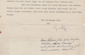 ADOLF HITLER SIGNED LETTER 1926 image 2