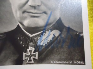 GENERALOBERST Walter Model Autograph image 2