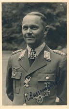 LUFTWAFFE GENERAL JOSEF KAMMHUBER AUTOGRAPH image 1