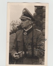 SS-Obergruppenführer Wilhelm Bittrich Autograph image 1