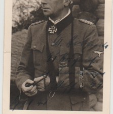 SS-Obergruppenführer Wilhelm Bittrich Autograph image 2
