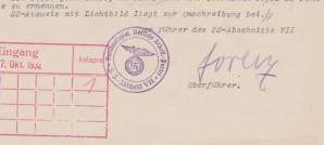 GENERAL SS WERNER LORENZ LETTER-SIGNED image 2