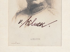 General Alexander von Kluck Autograph image 2