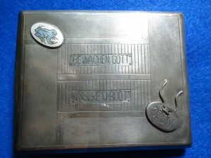 German U Boat Silver Cigarette Case 900 Silver image 1