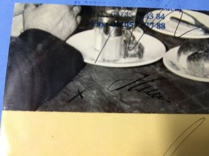 ADOLF HITLER Signed photo with SS Heinrich Höflich image 1