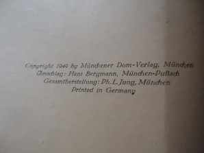 GENERAL FRANZ HALDER SIGNED BOOK 1949 image 4