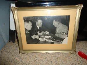 ADOLF HITLER Signed photo with SS Heinrich Höflich image 1