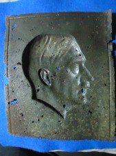 HITLER PLAQUE-GROUND DUG RELIC image 2