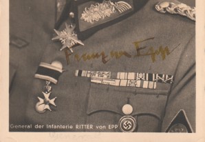 FRANZ VON EPP SIGNED PHOTO-TOP PHOTO image 2