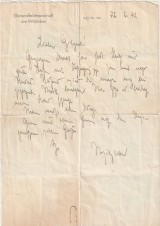GFM VON WITZLEBEN SIGNED LETTER-SALE image 1