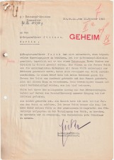 SS TOTENKOPF LETTER SIGNED BY THEODORE EICKE image 1