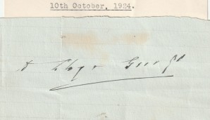 David Lloyd George Autograph 1924 image 2