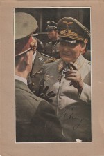 HERMANN GOERING SIGNED PRINT-COLOR image 1