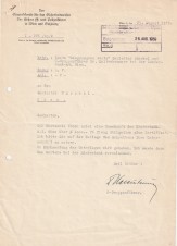 ERNST KALTENBRUNNER SIGNED DOCUMENT image 1