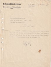 REINHARD HEYDRICH SIGNED LETTER 1940 image 1