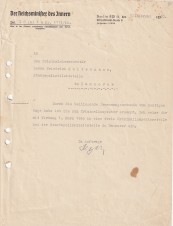 REINHARD HEYDRICH SIGNED LETTER 1940 image 1