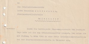 REINHARD HEYDRICH SIGNED LETTER 1940 image 2