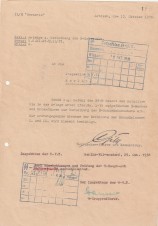 SS OBERSTGRUPPENFUHRER GILLE & HAUSER SIGNED DOCUMENT image 1
