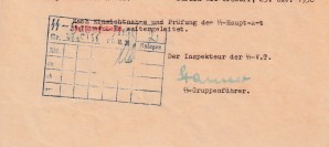 SS OBERSTGRUPPENFUHRER GILLE & HAUSER SIGNED DOCUMENT image 3