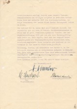 HIMMLER AND KALTENBRUNNER (SALE)SIGNED DOCUMENT image 1