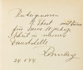 ALFRED ROSENBERG BOOK, SIGNED DEDICATED image 1