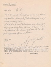 SEYSS INQUART 1945 PRISON LETTER image 1