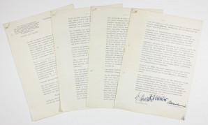 HIMMLER, KALTENBRUNNER, STUCKART SIGNED DOC. image 1