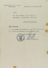 ESTERWEGEN CONCENTRATION CAMP- HANS LORITZ LETTER image 2