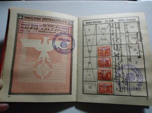 NSDAP MEMBER ID BOOK, NEAR MINT image 4