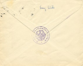 FRANZ SELDTE AUTOGRAPH, LETTER, ENVELOPE image 4