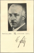 GOTTFRIED FEDER AUTOGRAPH image 1