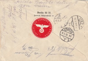 SS PHILIPP BOUHLER SIGNED LETTER – ENVELOPE image 4