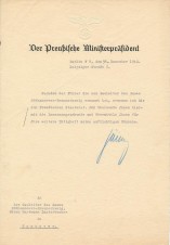 HERMANN GOERING SIGNED DOCUMENT image 1