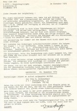 ILSE HESS SIGNED LETTERS 1970 image 3