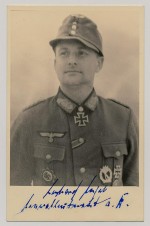 GENERAL GERHARD ENGEL SIGNED PHOTO image 1