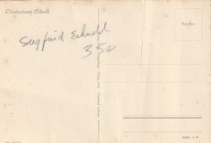 OBERLEUT. SIEGFRIED SCHNELL AUTOGRAPH image 3