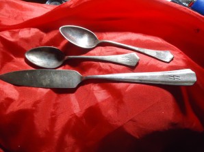 SS SILVER FLATWARE /SUGAR SPOON image 3