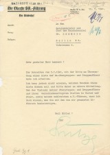 GAULEITER VIKTOR LUTZE SIGNED LETTER-SALE image 1