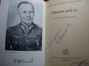 BOOK SIGNED BY FM ERWIN ROMMEL 1941 EDIT. image 4