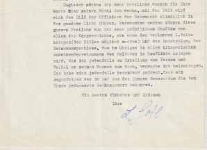 LETTER BY WIFE OF FM ALFRED JODL 1970 image 2