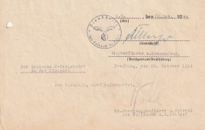 SS OSKAR DIRLEWANGER-HERMANN HÖFLE SIGNED image 2