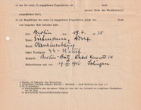 ADOLF EICHMANN SIGNED DOCUMENT-RARE image 3